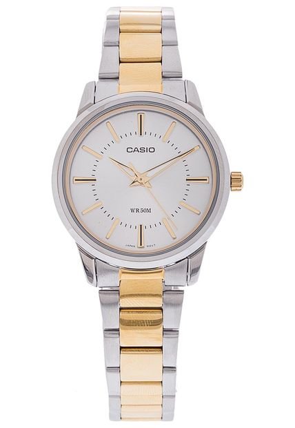 Reloj Plateado-Dorado CASIO