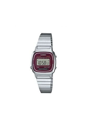 Reloj Para Mujer Casio La-670Wa-4 Plateado Casio