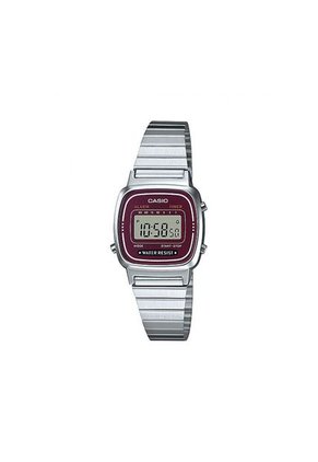 Reloj Para Mujer Casio La-670Wa-4 Plateado