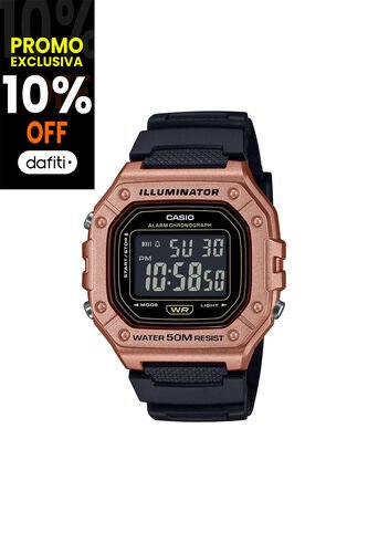Reloj Casio Modelo W-218HM-5BV Negro Hombre Casio