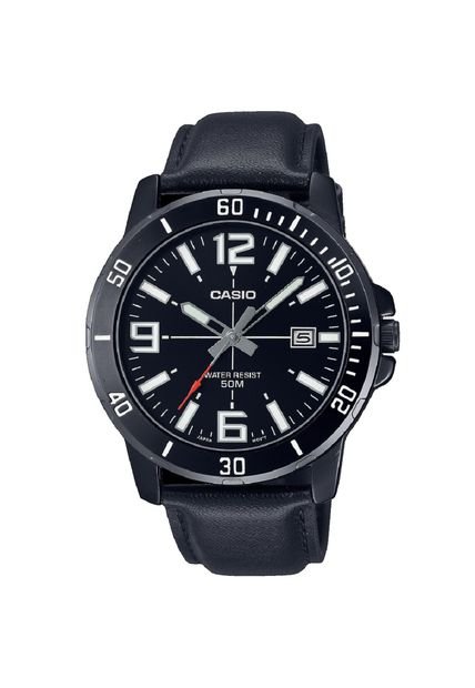 Reloj Casio Negro  Hombre MTP-VD01BL-1B