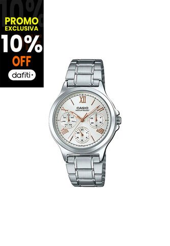 Reloj CASIO Modelo LTP-V300D-7A2 Plateado Unisex Casio