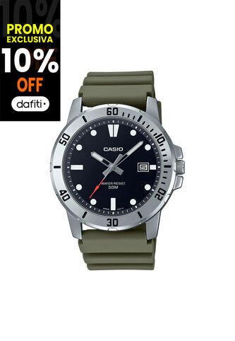 Reloj Casio Modelo MTP-VD01-3EVUDF Verde Hombre Casio