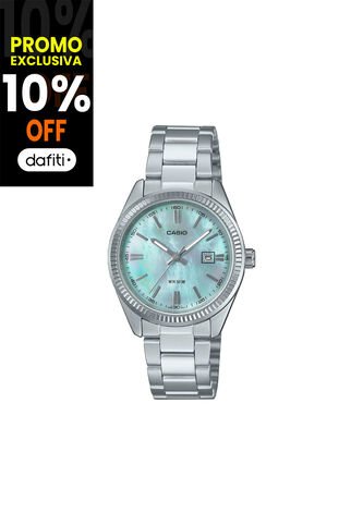 Reloj Casio Modelo LTP-1302DS-2AVDF Plateado Mujer Casio