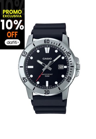 Reloj Casio Modelo MTP-VD01-1EV Negro Hombre Casio