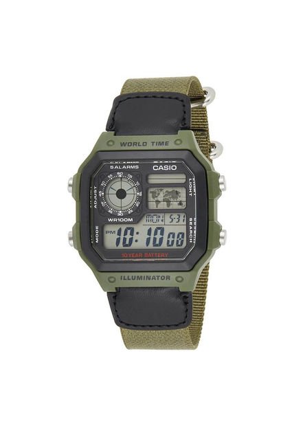 Reloj Casio AE_1200WHB_3BV Verde Resina - Compra Ahora | Dafiti Colombia