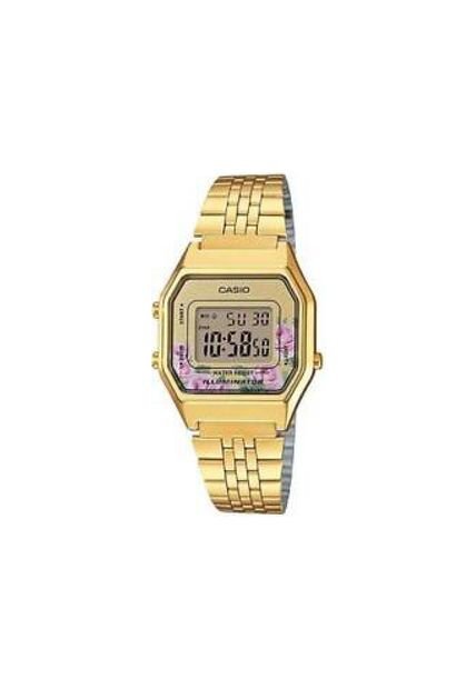 Reloj Para Mujer Casio La680Wga4C Dorado