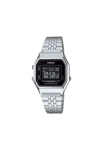 Reloj Para Mujer Casio Vintage La680Wa_1B Plateado Casio