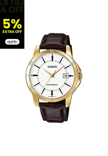 Reloj Para Hombre Casio Mtp_V004Gl_7A Marr\u00f3n