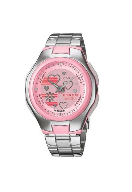 Reloj Casio LCF-10D-4A Digital 100% Original-rosado