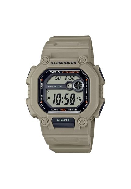 Reloj De Casio Modelo W-737HX-5A Diseño Deportivo
