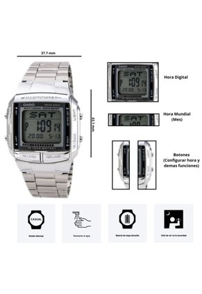 Reloj Casio Modelo DB-360-1A Diseño Vintage