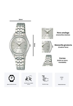 Reloj Casio Modelo LTP-1129A-7A Diseño Elegante