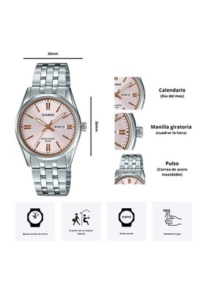 Reloj Casio Modelo LTP-1335D-4A Diseño Elegante