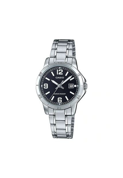 Reloj Casio LTP-V004D-1B2 Análogo 100 Original-Negro