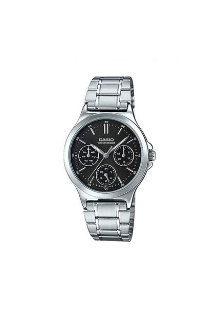 Reloj Para Mujer Casio Fashion Ltp Ltp-V300D-1A Plateado