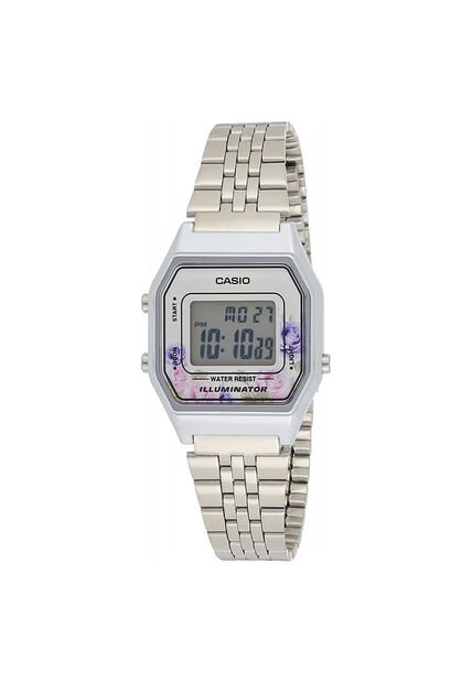 Reloj Para Mujer Casio La680Wa4C Plateado