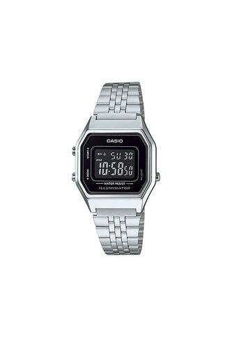 Reloj Para Mujer Casio Vintage La680Wa_1B Plateado Casio