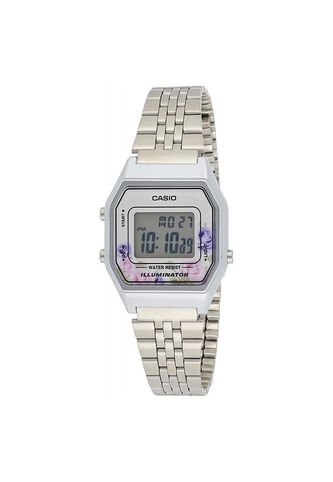 Reloj Para Mujer Casio La680Wa4C Plateado Casio