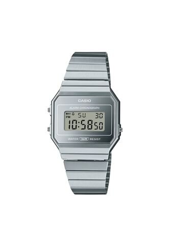 Reloj Casio Modelo A700WEV-7ADF Plateado Unisex Casio