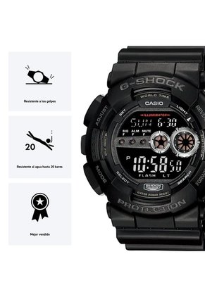 Reloj Casio G-SHOCK GD-100-1B Diseño Deportivo