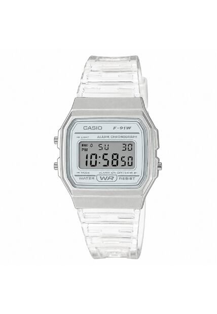 Reloj Casio Modelo F-91WS-7A2DF Blanco Mujer