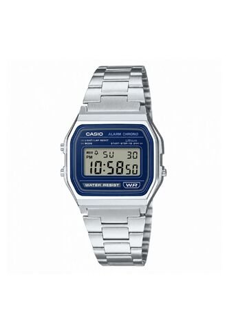 Reloj Casio Modelo A158WEA-2DF Plateado Unisex Casio