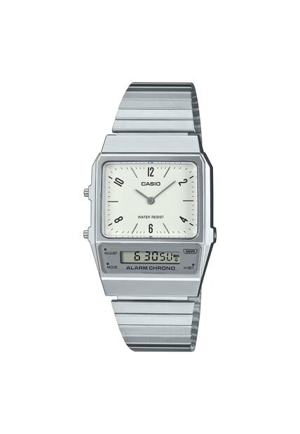Reloj Casio Modelo AQ-800E-7A2DF Plateado Hombre