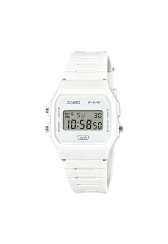 Reloj Casio Modelo F-91WB-7ADF Blanco Unisex Casio