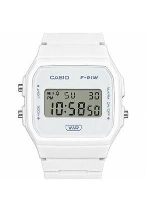 Reloj Casio Modelo F-91WB-7ADF Blanco Unisex