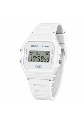 Reloj Casio Modelo F-91WB-7ADF Blanco Unisex
