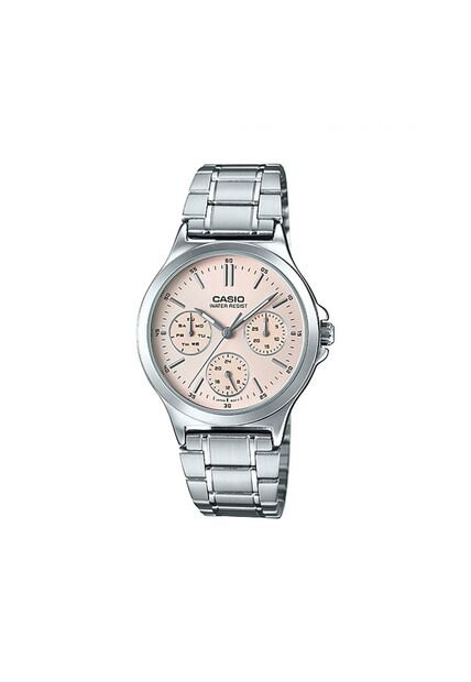 Reloj Casio Modelo LTPV300D-4AUDF Plateado Mujer