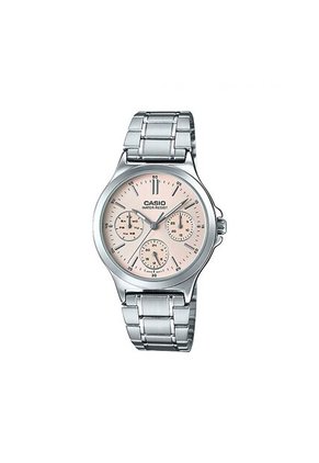 Reloj Casio Modelo LTPV300D-4AUDF Plateado Mujer