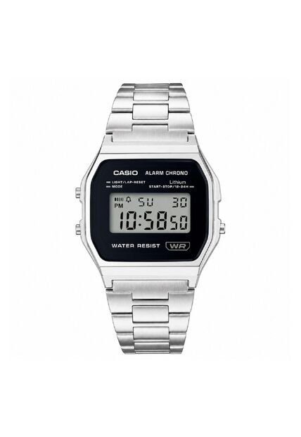 Reloj Casio Modelo A158WEA-1DF Plateado Unisex