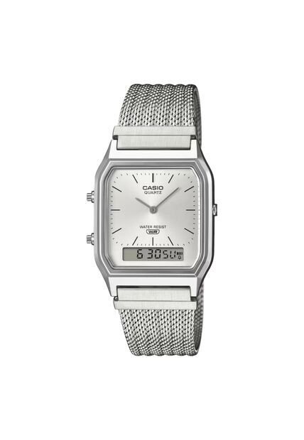 Reloj Casio Modelo AQ-230EM-7ADF Plateado Hombre
