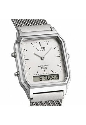 Reloj Casio Modelo AQ-230EM-7ADF Plateado Hombre