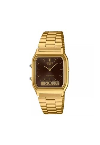 Reloj Casio Modelo AQ-230GA-5AMQYDF Dorado Unisex Casio