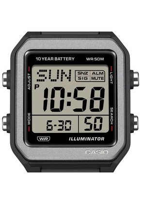 Reloj Casio Modelo W-221H-1AVDF Negro Hombre