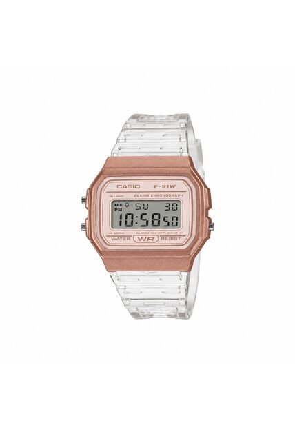 Reloj Casio Modelo F-91WS-7A3DF Blanco Mujer