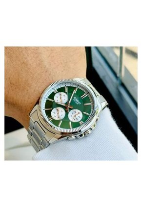 Reloj Casio Modelo MTP-1375D-3AV Plateado Hombre