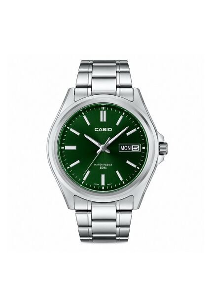 Reloj Casio Modelo MTP-B180D-3AVDF Plateado Hombre