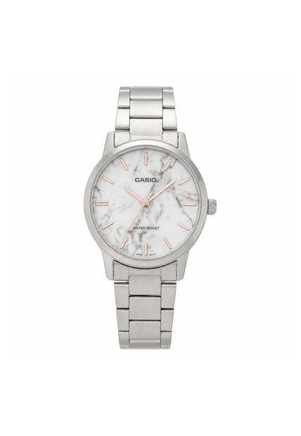 Reloj Casio Modelo MTP-VT01DM-7AUDF Plateado Hombre