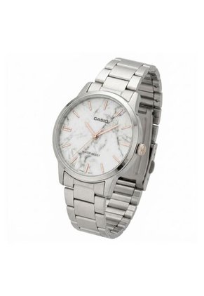 Reloj Casio Modelo MTP-VT01DM-7AUDF Plateado Hombre