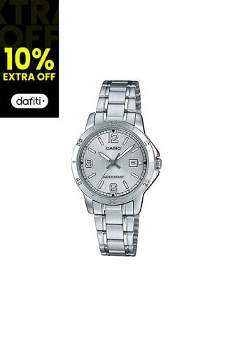 Reloj Para Mujer Casio Ltpv004D-7B2Udf Plateado Casio