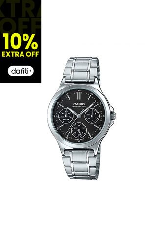 Reloj Para Mujer Casio Fashion Ltp Ltp-V300D-1A Plateado Casio
