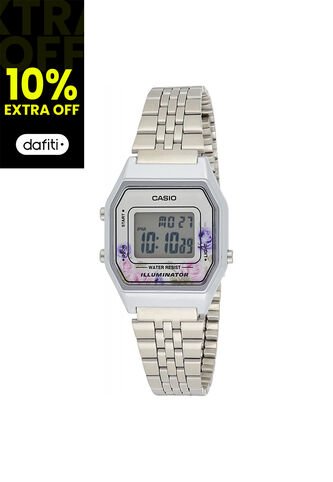Reloj Para Mujer Casio La680Wa4C Plateado Casio