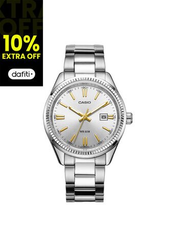 Reloj Para Mujer Casio Ltp1302D7A2V Plateado Casio