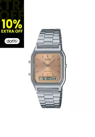 Reloj Casio Modelo AQ-230A-4AMQYDF Plateado Unisex Casio
