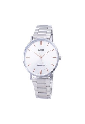 Reloj Para Hombre Casio Mtpvt01D-7Budf Plateado