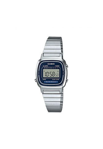 Reloj Para Mujer Casio La-670Wa-2 Plateado Casio
